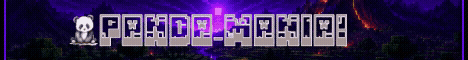 Panda-Mania banner Panda-Mania Minecraft server banner