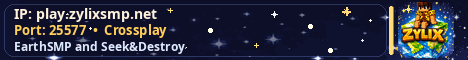 ZylixSMP banner ZylixSMP Minecraft server banner