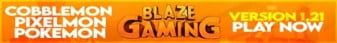 Blaze Gaming banner Blaze Gaming Minecraft server banner