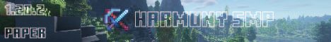 Harmony SMP banner Harmony SMP Minecraft server banner