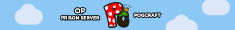 PogCraft banner PogCraft Minecraft server banner