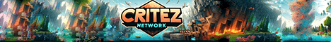 Critez Network banner Critez Network Minecraft server banner