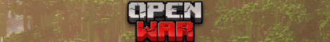 OpenWar banner OpenWar Minecraft server banner