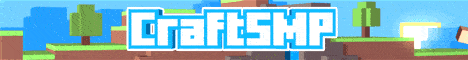 CraftSMP banner CraftSMP Minecraft server banner