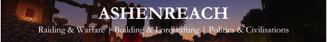 Ashenreach banner Ashenreach Minecraft server banner
