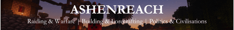 Ashenreach banner Ashenreach Minecraft server banner