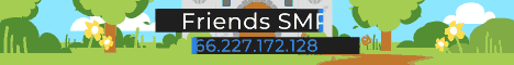 Friends SMP banner Friends SMP Minecraft server banner