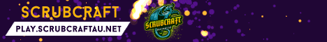 ScrubCraft banner ScrubCraft Minecraft server banner