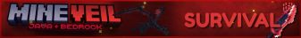 MINEVEIL banner MINEVEIL Minecraft server banner