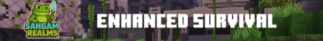 Sangam Realms banner Sangam Realms Minecraft server banner