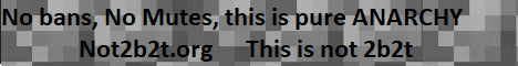 Not 2b2t banner Not 2b2t Minecraft server banner