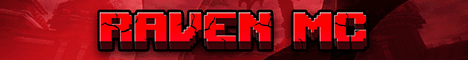 RavenMC banner RavenMC Minecraft server banner