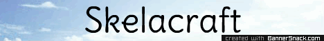 Skelacraft banner Skelacraft Minecraft server banner