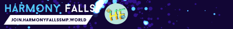HarmonyFallsSMP banner HarmonyFallsSMP Minecraft server banner