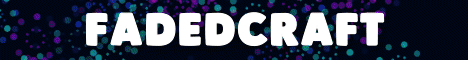 fadedcraft banner fadedcraft Minecraft server banner