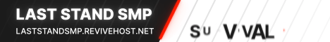 Last Stand SMP banner Last Stand SMP Minecraft server banner
