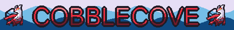 CobbleCove banner CobbleCove Minecraft server banner