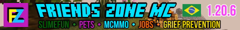 Friends Zone MC (Brasil) banner Friends Zone MC (Brasil) Minecraft server banner