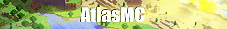 AtlasMC banner AtlasMC Minecraft server banner