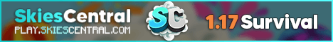 SkiesCentral banner SkiesCentral Minecraft server banner