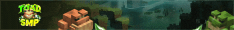 ToadSMP banner ToadSMP Minecraft server banner