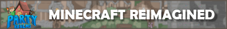 PartyRealms banner PartyRealms Minecraft server banner