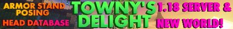 Townys Delight banner Townys Delight Minecraft server banner