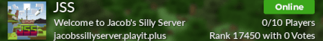 JSS banner JSS Minecraft server banner