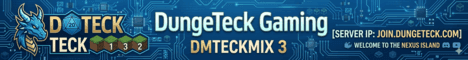 DungeTeck Gaming banner DungeTeck Gaming Minecraft server banner