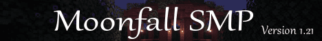 Moonfall SMP banner Moonfall SMP Minecraft server banner