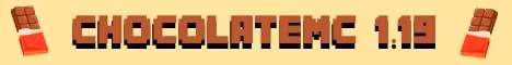 ChocolateMC banner ChocolateMC Minecraft server banner