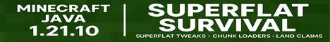 Super Flat MC banner Super Flat MC Minecraft server banner