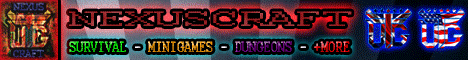 nexuscraft banner nexuscraft Minecraft server banner