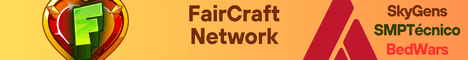 FairCraft Network banner FairCraft Network Minecraft server banner