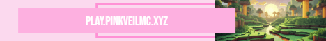 PinkVeilMC banner PinkVeilMC Minecraft server banner
