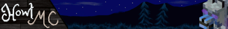 HowlMC banner HowlMC Minecraft server banner