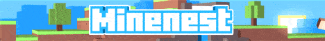 Minenest banner Minenest Minecraft server banner