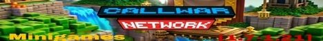 Callwar network banner Callwar network Minecraft server banner