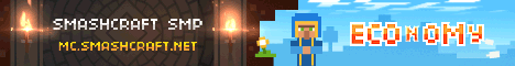 Smashcraft SMP banner Smashcraft SMP Minecraft server banner