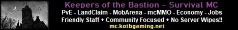 KotB-MC banner KotB-MC Minecraft server banner