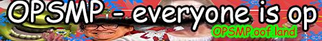 Opsmp banner Opsmp Minecraft server banner
