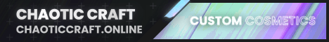 Chaotic Craft banner Chaotic Craft Minecraft server banner