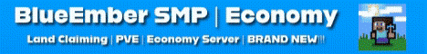 BlueEmber SMP banner BlueEmber SMP Minecraft server banner