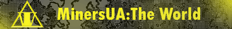 MinersUA banner MinersUA Minecraft server banner