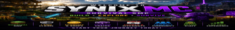 SynixMC banner SynixMC Minecraft server banner