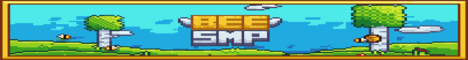BeeSMP banner BeeSMP Minecraft server banner