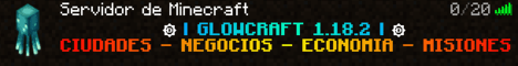 GlowCraft banner GlowCraft Minecraft server banner