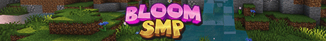 Bloom SMP banner Bloom SMP Minecraft server banner