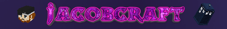 JacobCraft banner JacobCraft Minecraft server banner