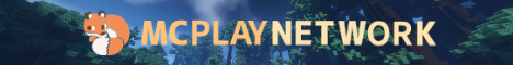 MCPlayNetwork banner MCPlayNetwork Minecraft server banner